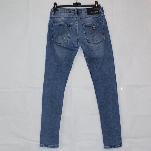 Philipp Plein Jeans blue mid-rise skinny men made in Italy Size 30 - Picture 6 of 15